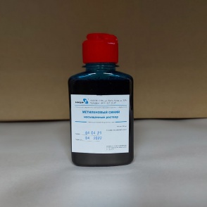 [13970] Раствор метиленового синего насыщенный, 100мл, НИЦФ (021104), 1фл.