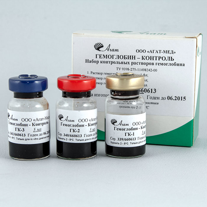 Набор контрольных растворов гемоглобина гемоглобинцианидным методом thumbnail