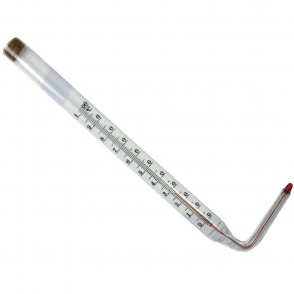 [15402] Термометр технический жидкостный угловой, 0-100, нижняя часть 104 мм, ТТЖ У №4, шт.